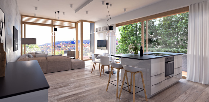 Luxusní townhouse Troja 407m