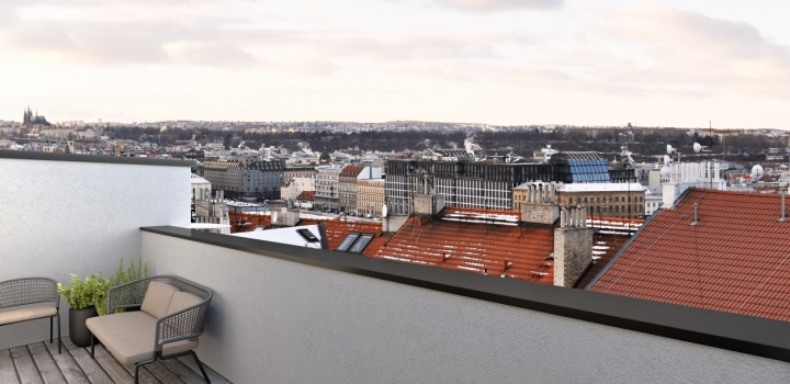 Mezonetový byt Praha 3 - 124m