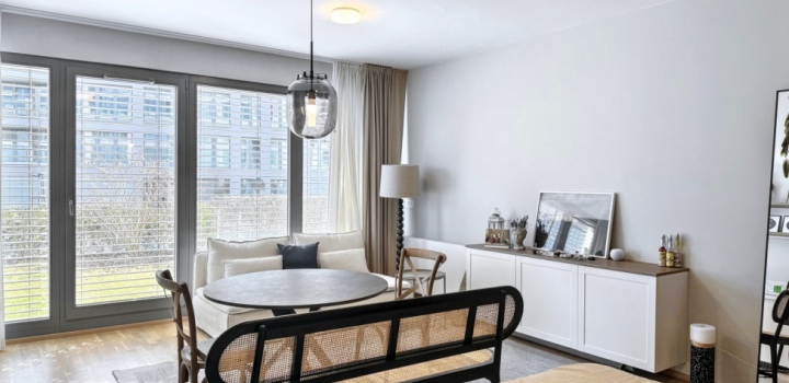 Pronájem bytu 1kk s předzahrádkou, Praha 8 –