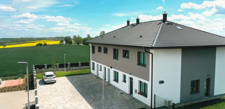 Prodej luxusního řadového domu, Tuřany - 144m2