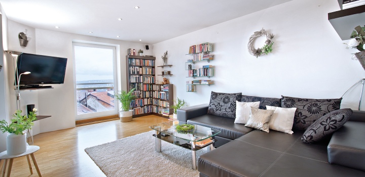 Luxusní byt s terasou na prodej, Praha 3 -124m