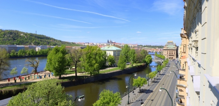 Luxusní byt s výhledem na Pražský hrad 309m