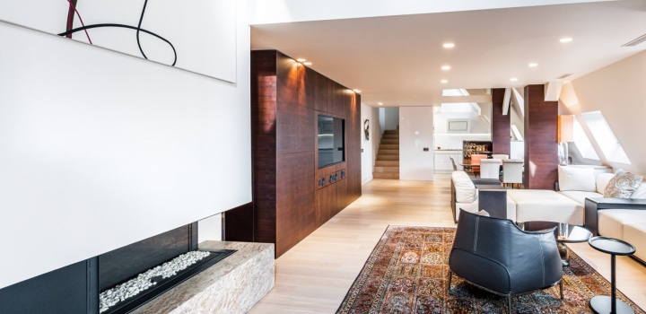Penthouse s výhledem na Hrad na prodej - 251m