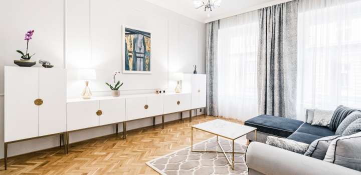 Luxusní byt na pronájem na Vinohradech 140m