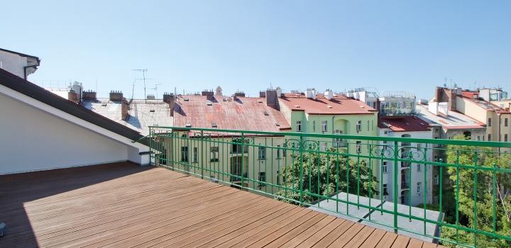 Mezonetový byt na pronájem - Praha 3