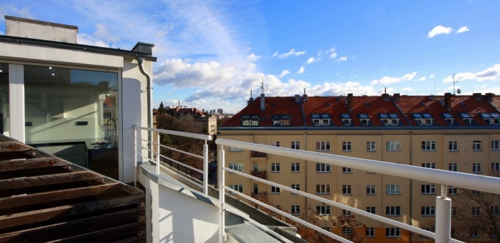 Luxusní byt s terasou Vinohrady 156m