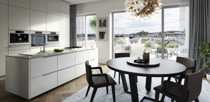 Luxusní byt s balkonem Praha 1 - 104m