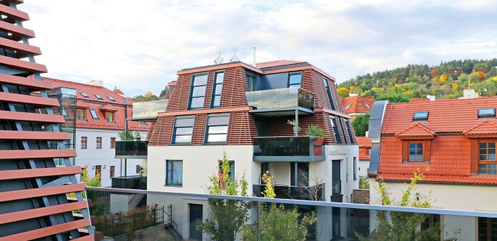 Luxusní penthouse Troja 400m