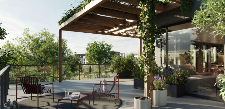 Prodej bytu 5+KK s terasou, Dolní Chabry