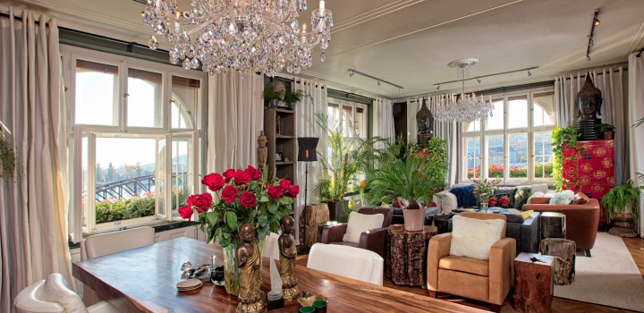 Luxusní penthouse k pronájmu s výhledem