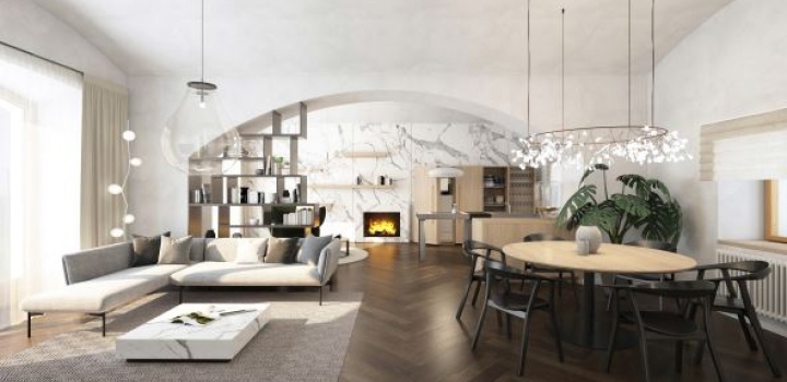 Luxusní byt v historické budově Praha 6 - 280m