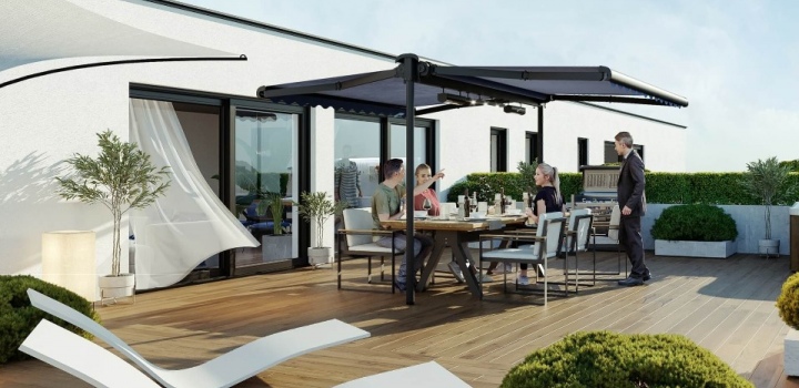 Luxusní penthouse na prodej - Praha 10 - 182m