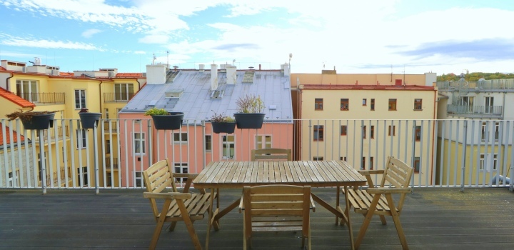 Luxusní mezonetový byt s terasou Praha 5