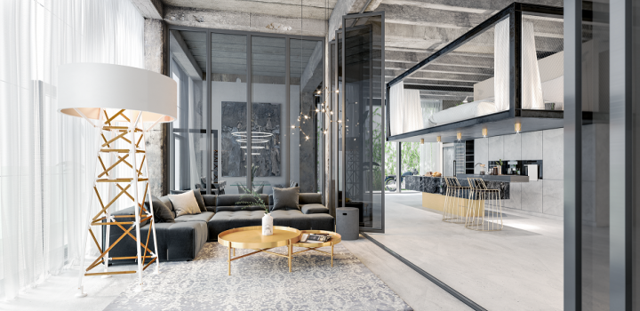 Loft na Praze 4 - 65m