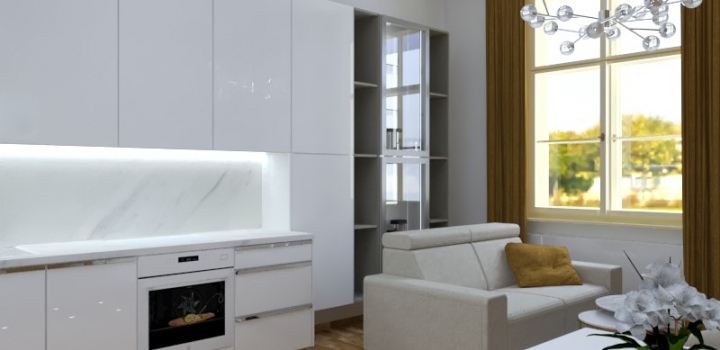 Prodej moderního bytu 2+kk, Vinohrady – 43