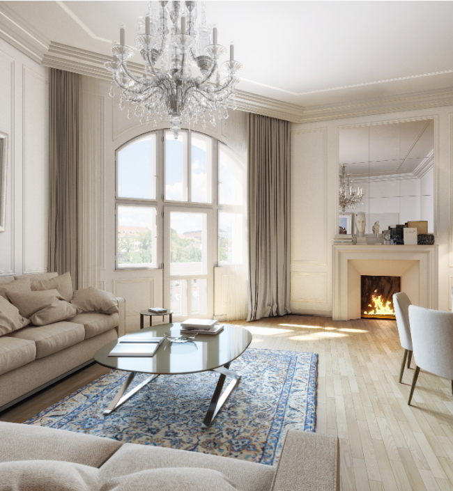 Luxury apartment at Vysehrad 78 m 1