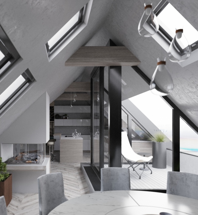 Luxusní penthouse Troja 550m 4