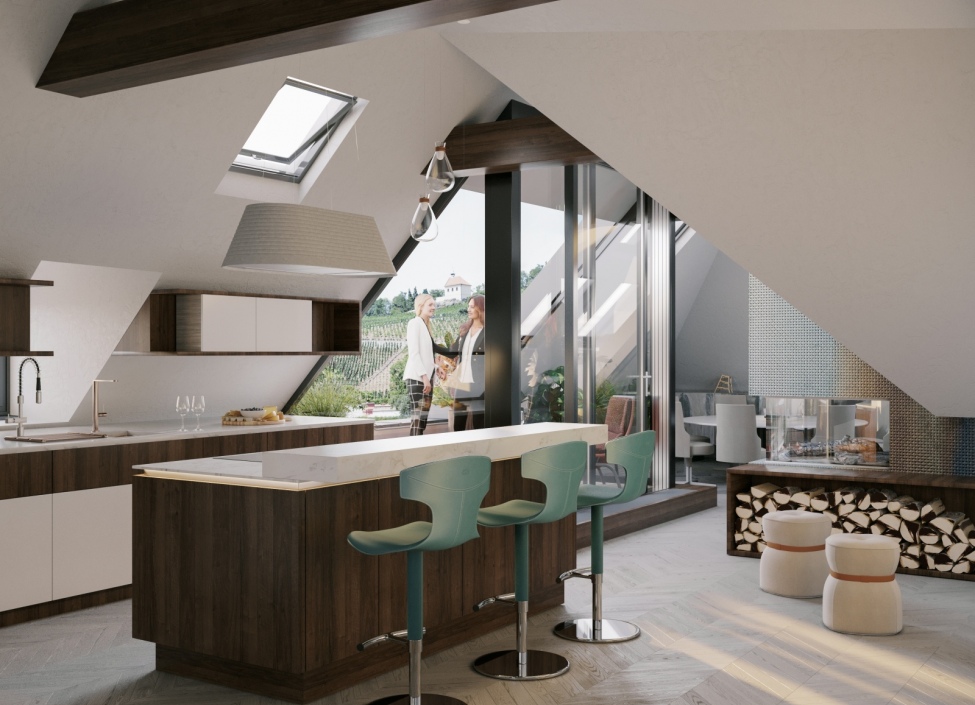 Luxusní penthouse Troja 550m 2