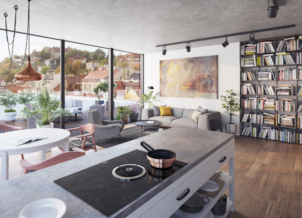 Luxusní byt na prodej Smíchov - Praha 5 - 90m 1