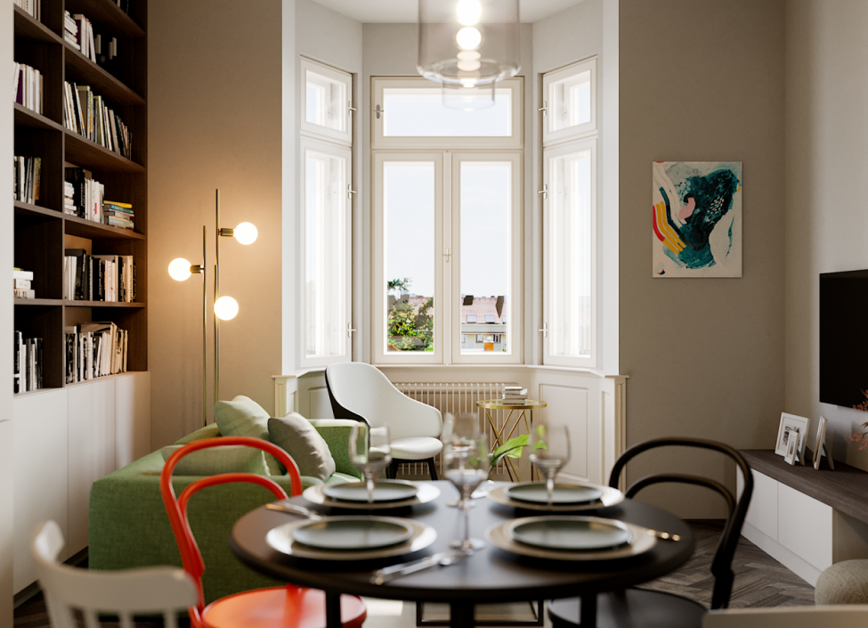 Byt k pronájmu na rozhraní Vinohrad a Vršovic - 58 m² 0