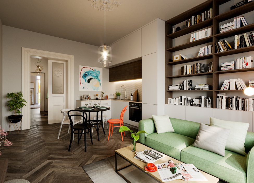 Byt k pronájmu na rozhraní Vinohrad a Vršovic - 58 m² 1