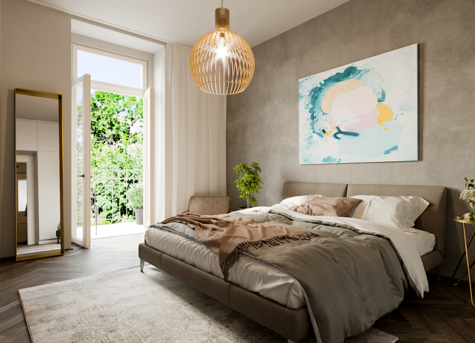 Byt s balkonem k pronájmu na rozhraní Vinohrad a Vršovic - 60 m² 1