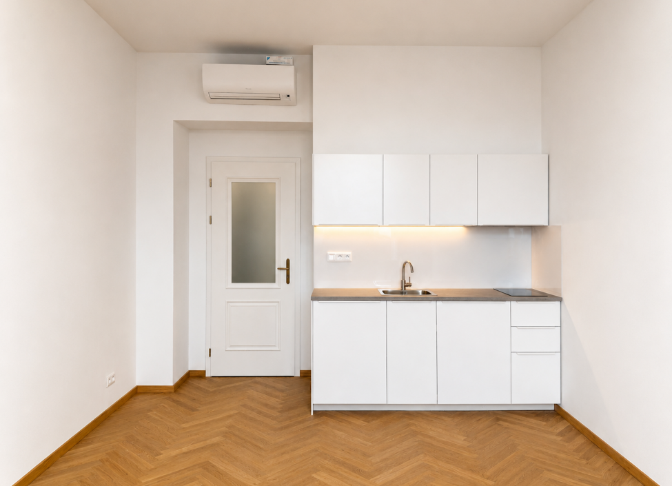 Pronájem bytu 1+kk, Vinohrady, Praha 2 - 27 m² - Růže 2