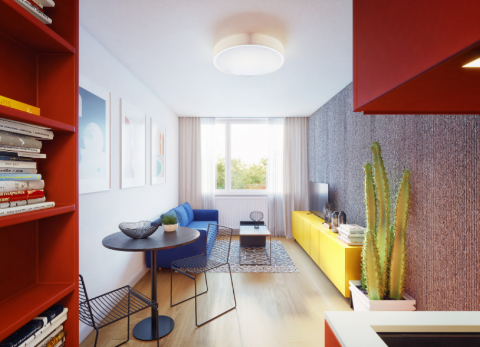 Investiční 1+kk na prodej, Praha 4 - Chodov, 23 m 4