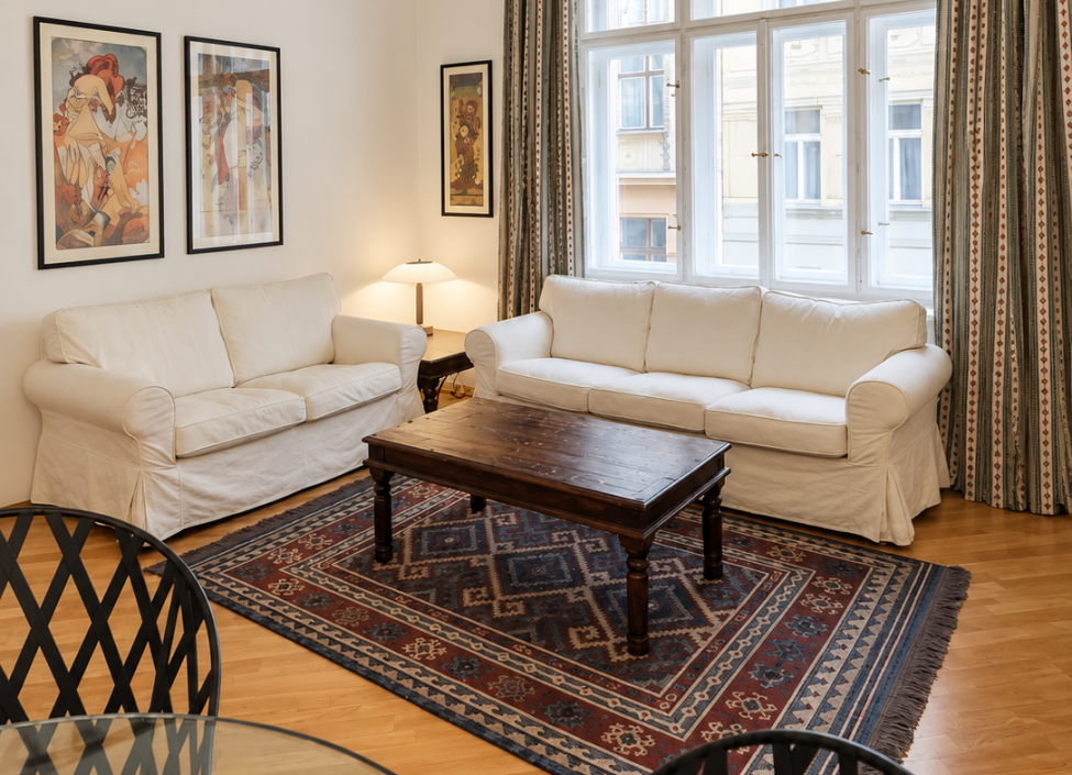 Luxusní byt 3+1 k pronájmu Nové Město, Praha 2 - 80 m2 1