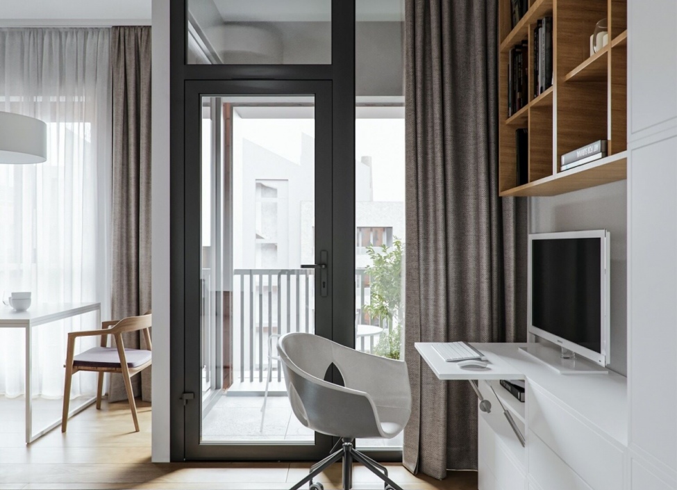 Byt 1+kk na prodej s terasou, Praha 5 - 36m 4