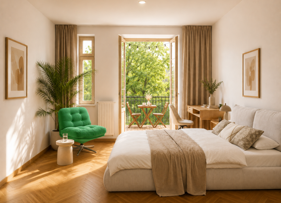 Pronájem bytu s balkonem 2+kk, Vinohrady, Praha 2 - 59 m² - Snoubenci 8