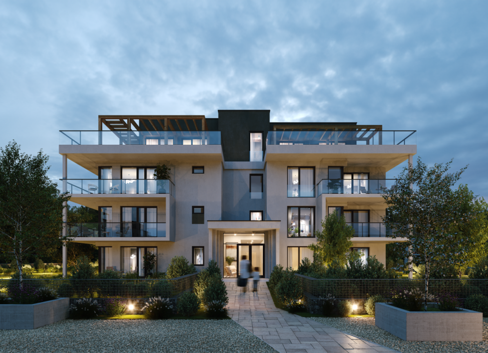 Prodej bytu 3+KK se zahradou a terasou, Dolní Chabry, Praha 8 - 80 m2 1