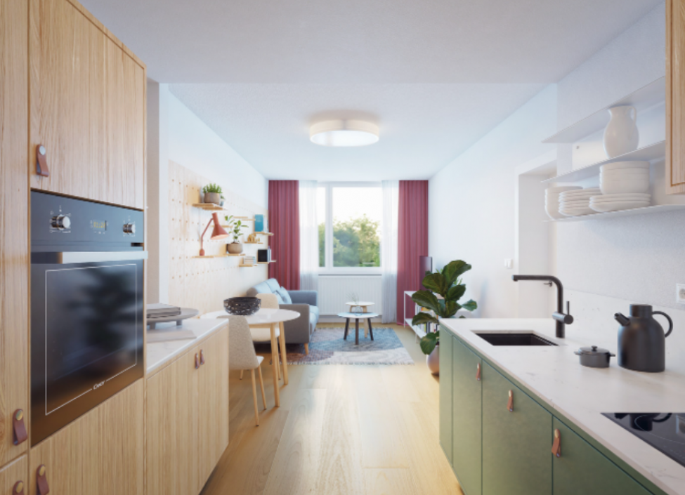 Investiční 2+kk na prodej, Praha 4 - Chodov, 47 m2 0