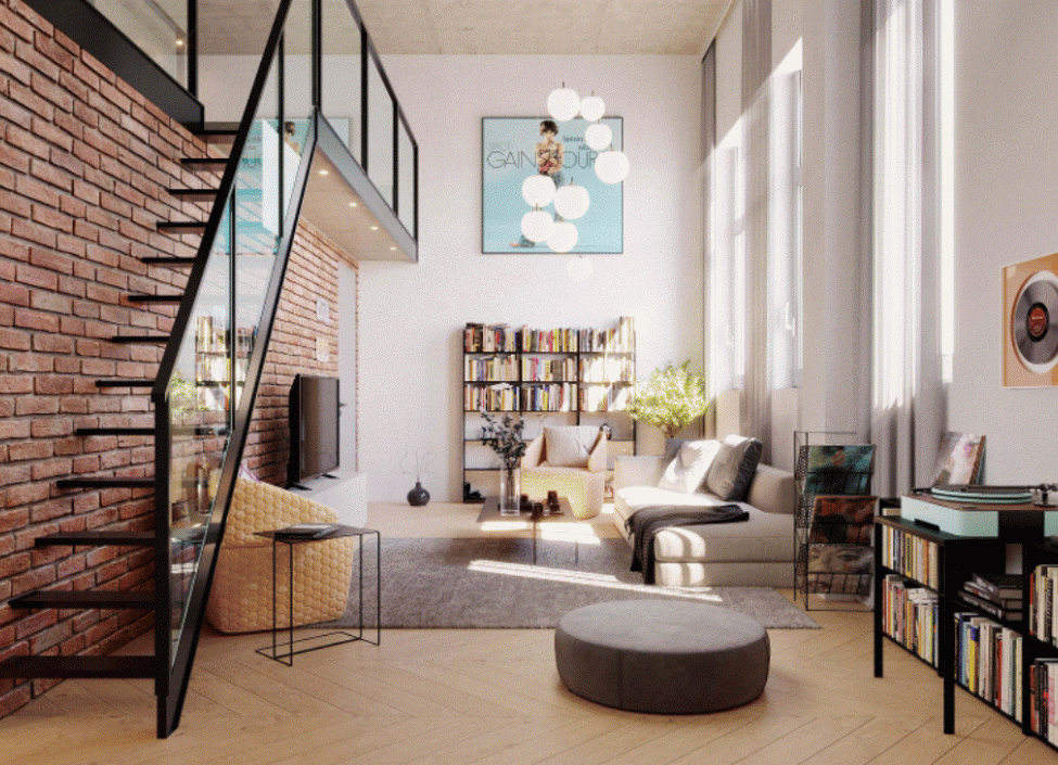 Luxusní loftový byt 53m na Praze 10 5