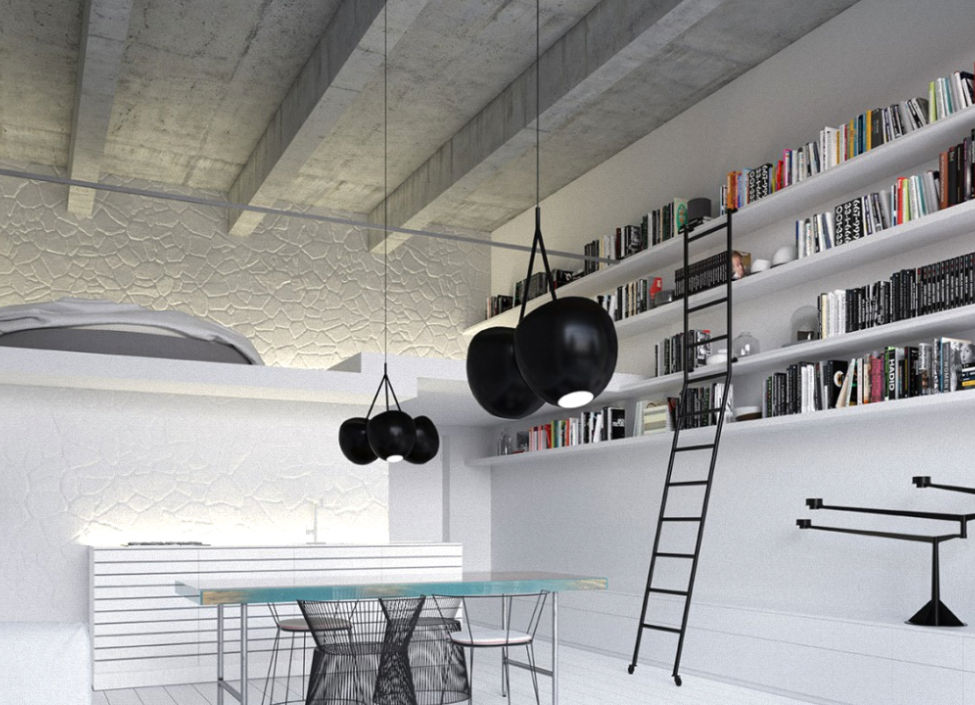Loftový byt s balkónem na Praze 4 - 28 m2 0