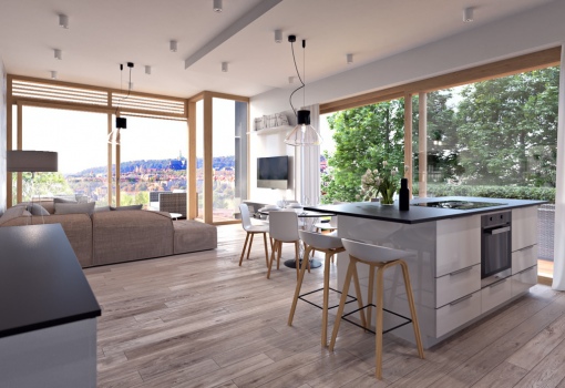 Luxusní townhouse Troja 407 m²