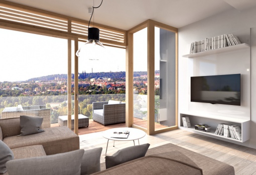 Luxusní townhouse v Troji 741 m²