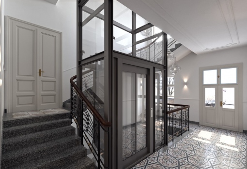 Byt s luxusní terasou Praha 3 - 127 m²