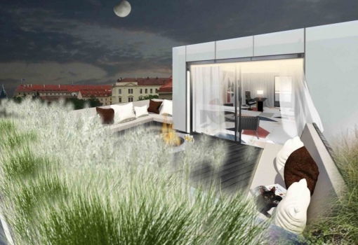 Luxusní byt se zahradou Troja 113 m²