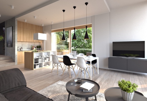 Luxusní townhouse Troja 385 m²