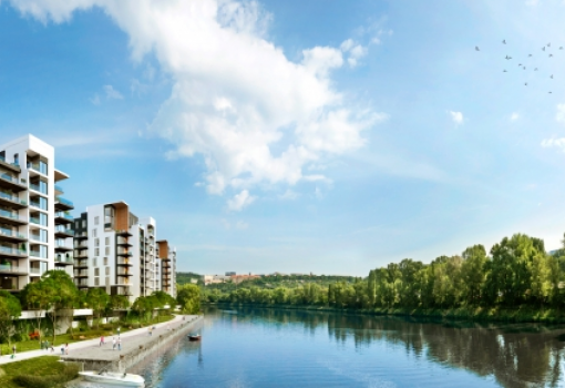 Byt v Holešovicích s terasou 60 m²