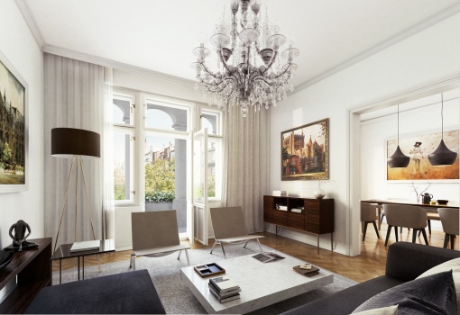 Prodej bytu Vinohrady - 114 m²