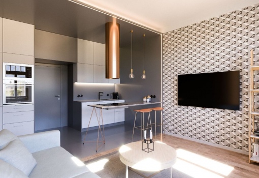 Prodej luxusního bytu Praha - Vršovice 57 m²
