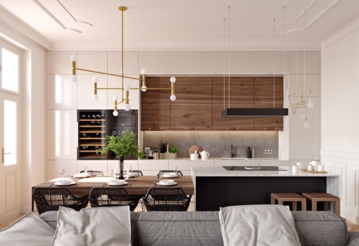 Loftové byty Praha 220 m²