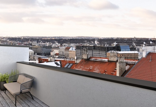 Mezonetový byt Praha 3 - 124 m²