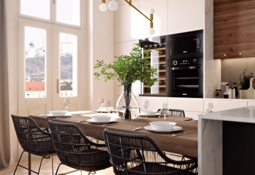 Luxusní byt na prodej na Praze 3 - 96 m²