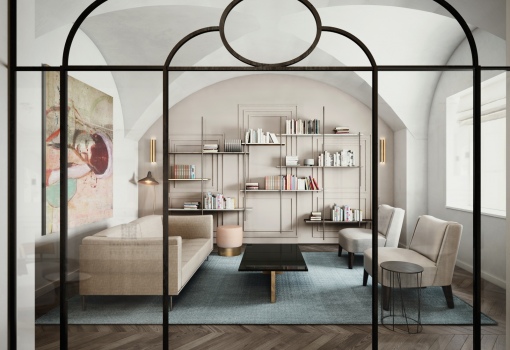 Luxusní loft s terasou Troja 217 m²