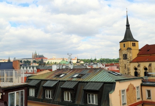 Byt s výhledem na Pražský hrad 800 m²
