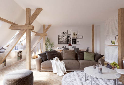Luxusní byt Nové Město 127 m²