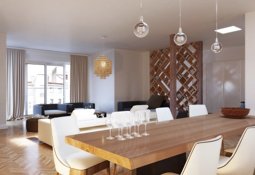Luxusní byt Nové Město 137 m²